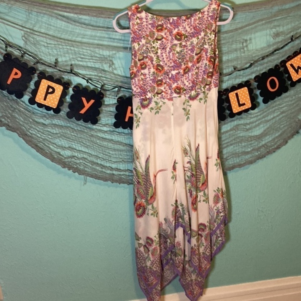 Anthropologie Analise Crane Bird Dress - Picture 7 of 10